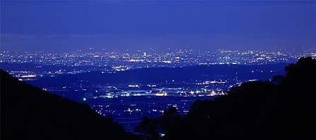 夜景を見てからぐっすり就寝